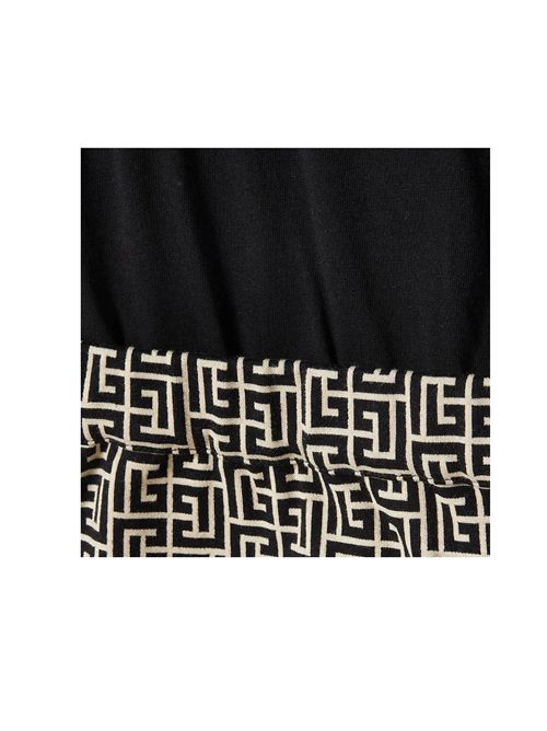 Abito, bambina, logato. BALMAIN | BX1A21 Z2411106NE